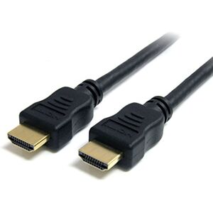 StarTech .com 10ft HDMI Cable 4K High Speed HDMI Cable with Ethernet 4K 30Hz UHD HDMI Cord 10.2 Gbps Bandwidth HDMI 1.4 Video / Display Cable M/M 28AWG HDCP 1.4 Black (HDMIMM10HS) StarTech .com 10ft HDMI Cable 4K High Speed HDMI Cable with Ethernet 4K 30Hz UHD HDMI Cord 10.2 Gbps Bandwidth HDMI 1.4 Video / Display Cable M/M 28AWG HDCP 1.4 Black (HDMIMM10HS)