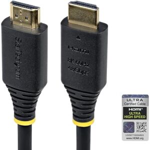 StarTech .com 1m (3ft) Certified Ultra High Speed HDMI Cable, 8K 60Hz/4K 120Hz, HDMI 2.1 Cord with HDR10+ / eARC, 48Gbps StarTech .com 1m (3ft) Certified Ultra High Speed HDMI Cable, 8K 60Hz/4K 120Hz, HDMI 2.1 Cord with HDR10+ / eARC, 48Gbps