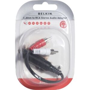 Belkin Rca/6.3Mm Jack Cable * 2Xrca-M/6.3Mmstereo-F;.1M Belkin Rca/6.3Mm Jack Cable * 2Xrca-M/6.3Mmstereo-F;.1M