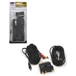 Belkin PC-DVD to TV Cable Kit, with S-Video Cable & Scart Adapter 5m Belkin PC-DVD to TV Cable Kit, with S-Video Cable & Scart Adapter 5m