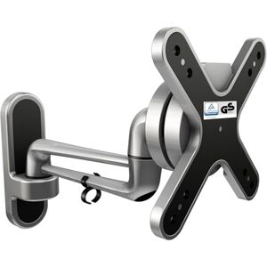 RICOO TV Wall Bracket Mount Tilt & Swivel Universal Monitor Mounting S2011 Holder Arm also for Curved 4K LCD LED Television / 13-32 Inch VESA 75x75 100x100 Silver RICOO TV Wall Bracket Mount Tilt & Swivel Universal Monitor Mounting S2011 Holder Arm also for Curved 4K LCD LED Television / 13-32 Inch VESA 75x75 100x100 Silver