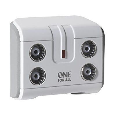 One For All SV9604 4 Way Signal Booster/Splitter for TV One For All SV9604 4 Way Signal Booster/Splitter for TV