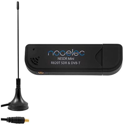 NooElec NESDR Mini (TV28T v2) USB RTL-SDR, DVB-T & ADS-B Receiver Set with Antenna. RTL2832U & R820T Tuner. Low-Cost Software Defined Radio Compatible with Most SDR Software Packages NooElec NESDR Mini (TV28T v2) USB RTL-SDR, DVB-T & ADS-B Receiver Set with Antenna. RTL2832U & R820T Tuner. Low-Cost Software Defined Radio Compatible with Most SDR Software Packages