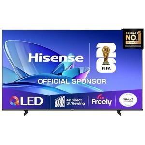 Hisense 43" 43E78QTUK QLED Smart AI TV 4K Direct Lit Viewing, Quantum Dot Colour, Hi-View AI Engine, Dolby Vision, Dolby Atmos with Freely, Disney +, YouTube, Netflix Hisense 43" 43E78QTUK QLED Smart AI TV 4K Direct Lit Viewing, Quantum Dot Colour, Hi-View AI Engine, Dolby Vision, Dolby Atmos with Freely, Disney +, YouTube, Netflix
