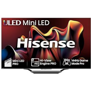 Hisense 75 Inch 144Hz Mini-LED Smart TV 75U7NQTUK Quantum Dot Colour, Dolby Vision IQ & Atmos, iMax Enhanced, Built-in Subwoofer and Vidaa OS with Freely, Youtube, Netflix and Disney+ (2024 Model) Hisense 75 Inch 144Hz Mini-LED Smart TV 75U7NQTUK Quantum Dot Colour, Dolby Vision IQ & Atmos, iMax Enhanced, Built-in Subwoofer and Vidaa OS with Freely, Youtube, Netflix and Disney+ (2024 Model)