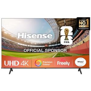 Hisense 50" 50E6QTUK 4K Ultra HD Smart TV AI TV 4K UHD, Hi-View AI Engine, Precision Colour, AI Smooth Motion, Sports Mode with Freely, Disney +, YouTube, Netflix Hisense 50" 50E6QTUK 4K Ultra HD Smart TV AI TV 4K UHD, Hi-View AI Engine, Precision Colour, AI Smooth Motion, Sports Mode with Freely, Disney +, YouTube, Netflix