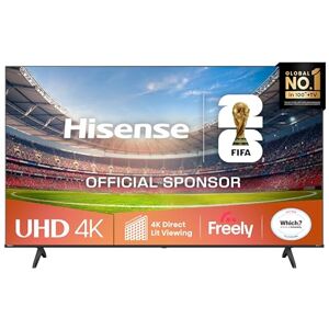 Hisense 65" 65A6QTUK 4K Ultra HD Smart TV AI TV 4K UHD, Hi-View AI Engine, Precision Colour, AI Smooth Motion, Sports Mode with Freely, Disney +, YouTube, Netflix Hisense 65" 65A6QTUK 4K Ultra HD Smart TV AI TV 4K UHD, Hi-View AI Engine, Precision Colour, AI Smooth Motion, Sports Mode with Freely, Disney +, YouTube, Netflix