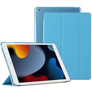 HUEZOE Case for iPad 9.7 Inch 2018/2017 Ultra Thin Protective PU Leather Case Folding Stand Protective Cover Auto Sleep/Wake for 9.7 Inch iPad 6th Generation / 5th Generation, Light Blue HUEZOE Case for iPad 9.7 Inch 2018/2017 Ultra Thin Protective PU Leather Case Folding Stand Protective Cover Auto Sleep/Wake for 9.7 Inch iPad 6th Generation / 5th Generation, Light Blue