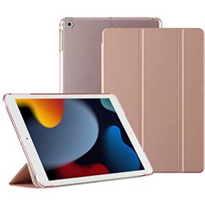 HUEZOE Case for iPad 9.7 Inch 2018/2017 Ultra Thin Protective PU Leather Case Folding Stand Protective Cover Auto Sleep/Wake for 9.7 Inch iPad 6th Generation / 5th Generation, Rose Gold HUEZOE Case for iPad 9.7 Inch 2018/2017 Ultra Thin Protective PU Leather Case Folding Stand Protective Cover Auto Sleep/Wake for 9.7 Inch iPad 6th Generation / 5th Generation, Rose Gold