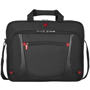 Wenger 600643 SENSOR 15 Inch Laptop Briefcase, Padded Laptop Compartment with iPad/Tablet/eReader Pocket in Black {9 Litre} Wenger 600643 SENSOR 15 Inch Laptop Briefcase, Padded Laptop Compartment with iPad/Tablet/eReader Pocket in Black {9 Litre}