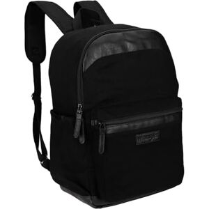 Wrangler Powell Backpack for Travel Classic Logo Water Resistant Casual Daypack for Travel with Padded Laptop Notebook Sleeve, Black, Daypack Backpacks Wrangler Powell Backpack for Travel Classic Logo Water Resistant Casual Daypack for Travel with Padded Laptop Notebook Sleeve, Black, Daypack Backpacks
