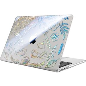 FINTIE Case for MacBook Air 13.6 inch M4/M3/M2 (2025/2024/2022), Snap On Hard Shell Cover Compatible with MacBook Air 13.6" Retina Display & Touch ID, A3240 A3113 A2681, Garden-Clear FINTIE Case for MacBook Air 13.6 inch M4/M3/M2 (2025/2024/2022), Snap On Hard Shell Cover Compatible with MacBook Air 13.6" Retina Display & Touch ID, A3240 A3113 A2681, Garden-Clear