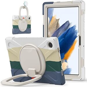 Aowdoy Case for Samsung Galaxy Tab A8 2021 10.5 (SM-X200 / SM-X205) Hard Case, High Protection Anti Shock with Removable Stand, Cover for Kids Schools Workmen Buildings Aowdoy Case for Samsung Galaxy Tab A8 2021 10.5 (SM-X200 / SM-X205) Hard Case, High Protection Anti Shock with Removable Stand, Cover for Kids Schools Workmen Buildings