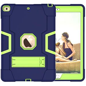 YEOU iPad 11 inch (2018/2020/2021/) iPad Air4 10.9 (2020)/iPad Air5 10.9 (2022 production case with kickstand, durable, heavy shock-proof, hard hybrid three-layer (Mar) One Blue+ Green YEOU iPad 11 inch (2018/2020/2021/) iPad Air4 10.9 (2020)/iPad Air5 10.9 (2022 production case with kickstand, durable, heavy shock-proof, hard hybrid three-layer (Mar) One Blue+ Green