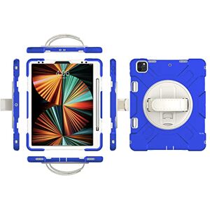 YEOU iPad Pro11 2018/2020/2021 Generation Case with Screen Protector Pencil Holder Kickstand Hand Strap 360 Rotating Hand Strap Stand Durable Protective Case (Blue) YEOU iPad Pro11 2018/2020/2021 Generation Case with Screen Protector Pencil Holder Kickstand Hand Strap 360 Rotating Hand Strap Stand Durable Protective Case (Blue)