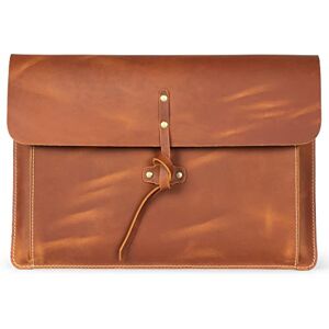 LONDO OTTO500 Real Grain Leather MacBook Pro Case with Front Pocket & Flap Closure (Camel, 13 Inches) LONDO OTTO500 Real Grain Leather MacBook Pro Case with Front Pocket & Flap Closure (Camel, 13 Inches)