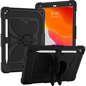 RUNNLY iPad 10.2 Inch 2021/2020/2019 Case with Shoulder Strap, Heavy Duty Shockproof Protective Case with Butterfly Mount for 9th/8th/7th Gen (Black) RUNNLY iPad 10.2 Inch 2021/2020/2019 Case with Shoulder Strap, Heavy Duty Shockproof Protective Case with Butterfly Mount for 9th/8th/7th Gen (Black)