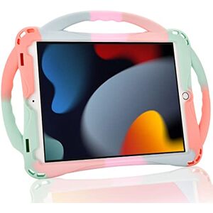 TOPESCT Kids Case for iPad 10.2 9th Gen (2021)/8th Gen (2020)/7th Gen (2019), Shockproof Handle Stand Case Compatible with iPad 7th/8th/9th Gen 10.2(Colorful Green) TOPESCT Kids Case for iPad 10.2 9th Gen (2021)/8th Gen (2020)/7th Gen (2019), Shockproof Handle Stand Case Compatible with iPad 7th/8th/9th Gen 10.2(Colorful Green)
