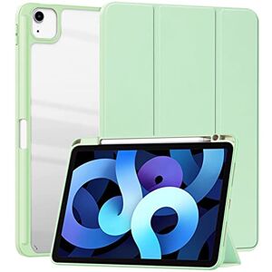 HUEZOE Case Compatible with iPad Air 5 2022/iPad Air 4 2020 and iPad Pro 11 2021/2020/2018, Acrylic Hard Shell Smart Cover with Pen Holder, Auto Sleep/Wake Function, Matcha Green HUEZOE Case Compatible with iPad Air 5 2022/iPad Air 4 2020 and iPad Pro 11 2021/2020/2018, Acrylic Hard Shell Smart Cover with Pen Holder, Auto Sleep/Wake Function, Matcha Green