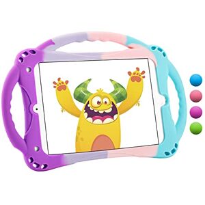 TOPESCT Kids Case for iPad Mini 5/4/3/2/1,Shockproof Handle Stand Silicone Cover for iPad Mini 5/4/3/2/1 (Purple and Turquoise) TOPESCT Kids Case for iPad Mini 5/4/3/2/1,Shockproof Handle Stand Silicone Cover for iPad Mini 5/4/3/2/1 (Purple and Turquoise)