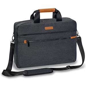 PEDEA laptop bag "Elegance Pro" bag for notebooks with screens up to 17.3 inches (43.9 cm); shoulder bag with shoulder strap and compartment for tablets up to 11 inches (27.96 cm), grey PEDEA laptop bag "Elegance Pro" bag for notebooks with screens up to 17.3 inches (43.9 cm); shoulder bag with shoulder strap and compartment for tablets up to 11 inches (27.96 cm), grey