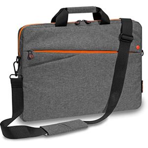 PEDEA Laptop Bag Fashion Notebook Bag up to 15.6 Inches (39.6 cm) Shoulder Bag with Shoulder Strap Grey/Orange PEDEA Laptop Bag Fashion Notebook Bag up to 15.6 Inches (39.6 cm) Shoulder Bag with Shoulder Strap Grey/Orange