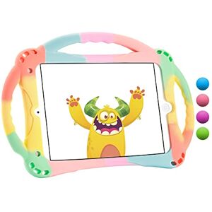 TOPESCT Kids Case for iPad Mini 5/4/3/2/1,Shockproof Handle Stand Silicone Cover for iPad Mini 5/4/3/2/1 (Rainbow) TOPESCT Kids Case for iPad Mini 5/4/3/2/1,Shockproof Handle Stand Silicone Cover for iPad Mini 5/4/3/2/1 (Rainbow)