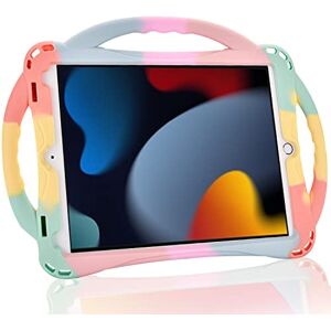 TOPESCT Kids Case for iPad 10.2 9th Gen (2021)/8th Gen (2020)/7th Gen (2019), Shockproof Handle Stand Case Compatible with iPad 7th/8th/9th Gen 10.2(Rainbow) TOPESCT Kids Case for iPad 10.2 9th Gen (2021)/8th Gen (2020)/7th Gen (2019), Shockproof Handle Stand Case Compatible with iPad 7th/8th/9th Gen 10.2(Rainbow)
