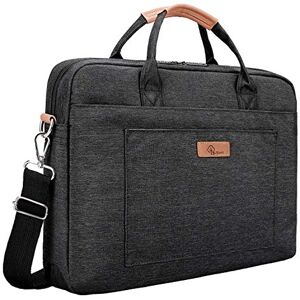E-Tree 14 15 15.6 Inch Laptop Shockproof Shoulder Bag Sleeve Briefcase Carrying Case for Laptops/Macbook/Surface Book/Chromebook with Denim Fabric and Carry Strap, Black E-Tree 14 15 15.6 Inch Laptop Shockproof Shoulder Bag Sleeve Briefcase Carrying Case for Laptops/Macbook/Surface Book/Chromebook with Denim Fabric and Carry Strap, Black