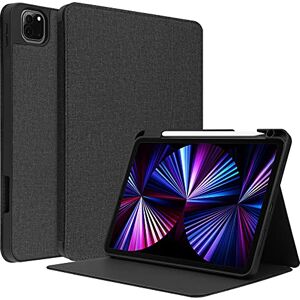 HUEZOE Case for iPad Pro 11 inch, 2021/2020/2018 Model, Soft TPU Back Denim Texture Cover, Folding Stand Protective Case with Pen Holder, Auto Sleep/Wake, Black HUEZOE Case for iPad Pro 11 inch, 2021/2020/2018 Model, Soft TPU Back Denim Texture Cover, Folding Stand Protective Case with Pen Holder, Auto Sleep/Wake, Black