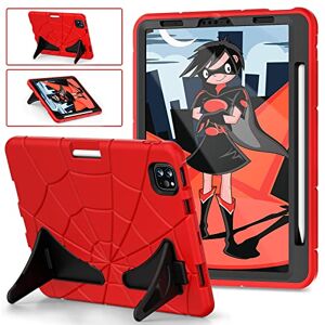 DAYI iPad Pro 11 Inch Case 2021/2020/2018 Model, iPad Air 5/4 (10.9-inch 2022/2020), Heavy Duty Shockproof Rugged with Stand for Kids, Red DAYI iPad Pro 11 Inch Case 2021/2020/2018 Model, iPad Air 5/4 (10.9-inch 2022/2020), Heavy Duty Shockproof Rugged with Stand for Kids, Red
