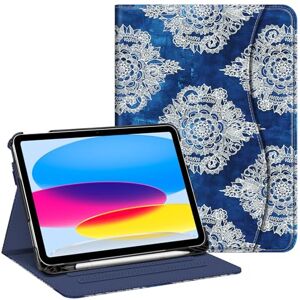 FINTIE Case for iPad (A16) 11th Generation 11 Inch (2025), iPad 10th Generation 10.9 Inch (2022), Multi-Angle Viewing Stand Cover w/Pencil Holder & Pocket, Auto Sleep/Wake, Indigo Dreams FINTIE Case for iPad (A16) 11th Generation 11 Inch (2025), iPad 10th Generation 10.9 Inch (2022), Multi-Angle Viewing Stand Cover w/Pencil Holder & Pocket, Auto Sleep/Wake, Indigo Dreams