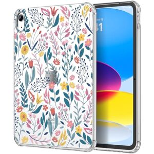 MoKo Clear Case for iPad(A16) 11th Generation 2025 11-inch/10th Generation 2022 10.9 inch, Lightweight Soft TPU, Anti-Scratch Ultra Clear Tablet Cover, Shockproof Impact Resistant, Flowers MoKo Clear Case for iPad(A16) 11th Generation 2025 11-inch/10th Generation 2022 10.9 inch, Lightweight Soft TPU, Anti-Scratch Ultra Clear Tablet Cover, Shockproof Impact Resistant, Flowers