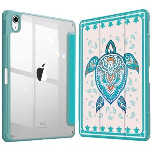 FINTIE Hybrid Slim Case for iPad (A16) 11th Generation 11 Inch (2025), iPad 10th Generation 10.9 Inch (2022) Shockproof Cover with Clear Transparent Back Shell & Pencil Holder, Green Sea Turtle FINTIE Hybrid Slim Case for iPad (A16) 11th Generation 11 Inch (2025), iPad 10th Generation 10.9 Inch (2022) Shockproof Cover with Clear Transparent Back Shell & Pencil Holder, Green Sea Turtle