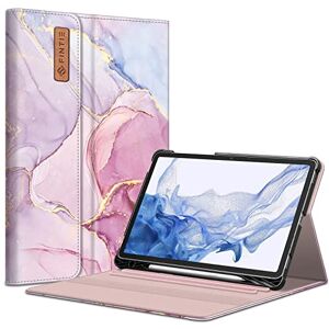 FINTIE Case for Samsung Galaxy Tab S8/Tab S7 11 Inch (Model SM-X700/X706/T870/T875/T878) with Built-in S Pen Holder, Multiple Angle Portfolio Business Cover with Pocket Auto Sleep/Wake, D-Marble FINTIE Case for Samsung Galaxy Tab S8/Tab S7 11 Inch (Model SM-X700/X706/T870/T875/T878) with Built-in S Pen Holder, Multiple Angle Portfolio Business Cover with Pocket Auto Sleep/Wake, D-Marble
