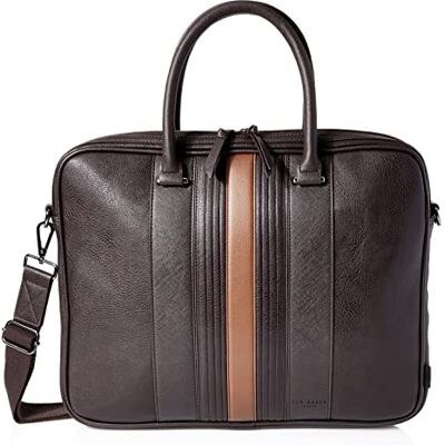 Ted Baker london nevver-striped pu document bag, brn-choc Ted Baker london nevver-striped pu document bag, brn-choc