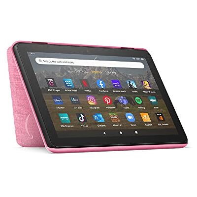 Amazon Fire HD 8 tablet cover Only compatible with 12th-generation tablet (2022 release), Rose Amazon Fire HD 8 tablet cover Only compatible with 12th-generation tablet (2022 release), Rose