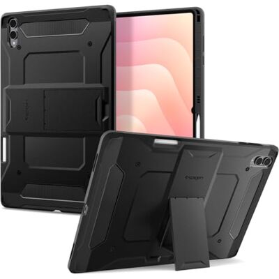 Spigen Tough Armor Case for Samsung Galaxy Tab S12/S11 Ultra Black TPU & PC Dual-Layer Protection with Integrated Kickstand for 2026~2025 model Black Spigen Tough Armor Case for Samsung Galaxy Tab S12/S11 Ultra Black TPU & PC Dual-Layer Protection with Integrated Kickstand for 2026~2025 model Black