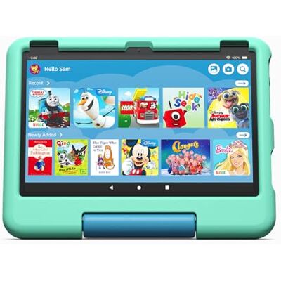 Amazon Kid-Proof Case for Fire HD 10 tablet Only compatible with 13th generation tablet (2023 release), for ages 3–7, Green Amazon Kid-Proof Case for Fire HD 10 tablet Only compatible with 13th generation tablet (2023 release), for ages 3–7, Green