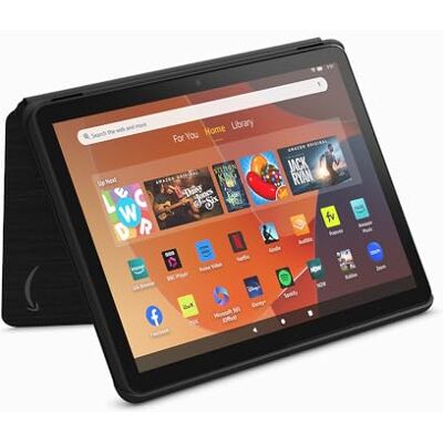 Amazon Fire HD 10 Tablet Protective Cover (only compatible with 13th generation tablet, 2023 release), Black Amazon Fire HD 10 Tablet Protective Cover (only compatible with 13th generation tablet, 2023 release), Black