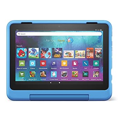 Amazon Kid-Friendly Case for Fire HD 8 tablet Only compatible with 12th-generation tablet (2022 release), Cyber Sky Amazon Kid-Friendly Case for Fire HD 8 tablet Only compatible with 12th-generation tablet (2022 release), Cyber Sky