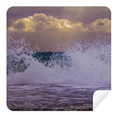 DIYthinker Ocean Sea Wave Spray Science Nature Picture Glasses Cleaning Cloth Phone Screen Cleaner Suede Fabric 2pcs DIYthinker Ocean Sea Wave Spray Science Nature Picture Glasses Cleaning Cloth Phone Screen Cleaner Suede Fabric 2pcs