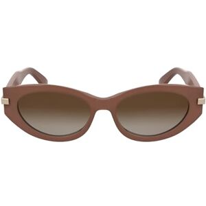 Calvin Klein Women's Sunglasses CK25502S Opaline Rose with Gradient Brick Lens Calvin Klein Women's Sunglasses CK25502S Opaline Rose with Gradient Brick Lens