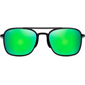 Maui Jim Men's and Women's Keokea Polarized Sunglasses, Translucent Grey/Green Mirror Polarized, M Maui Jim Men's and Women's Keokea Polarized Sunglasses, Translucent Grey/Green Mirror Polarized, M