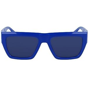 Calvin Klein CKJ23653S 400 Blue Sunglasses Man Iniettato, Modified Rectangle, 55 Calvin Klein CKJ23653S 400 Blue Sunglasses Man Iniettato, Modified Rectangle, 55