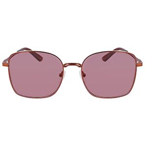 Calvin Klein Women's Sunglasses CK23100S White with Solid Brown Lens Calvin Klein Women's Sunglasses CK23100S White with Solid Brown Lens