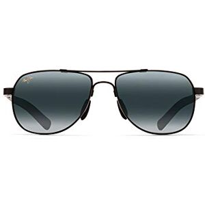 Maui Jim Unisex Guardrails Sunglasses, Gry Guardrails Gloss Blac, 58/17 Maui Jim Unisex Guardrails Sunglasses, Gry Guardrails Gloss Blac, 58/17