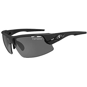 Tifosi Crit Half Frame Matte Black Sunglasses: Half frame design, interchangeable lenses, lightweight, UV protection, adjustable, hydrophilic rubber Tifosi Crit Half Frame Matte Black Sunglasses: Half frame design, interchangeable lenses, lightweight, UV protection, adjustable, hydrophilic rubber