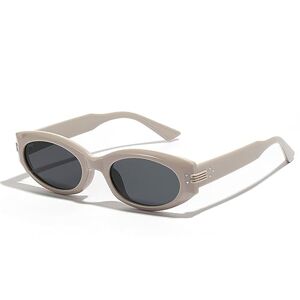 HuAnGaF Retro Oval Sunglasses for Women Narrow Sunglasses Male UV400 Summer Accessories