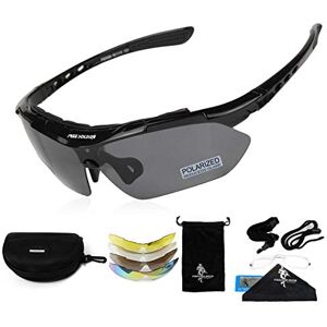FREE SOLDIER Sports Sunglasses 5 in 1 Polarized Cycling Glasses for Men Women Tactical Military Glasses for Cycling Running Driving UV 400 Protection Golf Sunglasses,Black FREE SOLDIER Sports Sunglasses 5 in 1 Polarized Cycling Glasses for Men Women Tactical Military Glasses for Cycling Running Driving UV 400 Protection Golf Sunglasses,Black